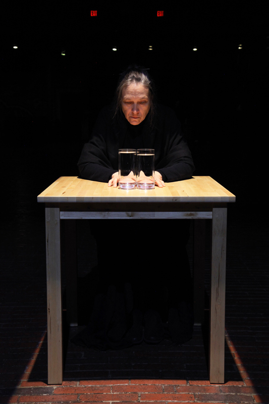 Marilyn Arsem, Edge. Near Death Performance Art Experience, Boston, US (2013)