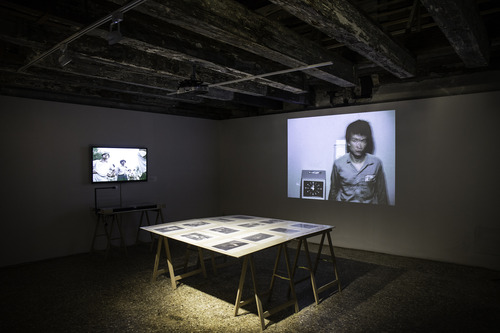 Tehching Hsieh, One Year Performance 1980 -1981. Exhibition view. Venice International Performance Art Week 2014. Photograph by Samanta Cinquini.