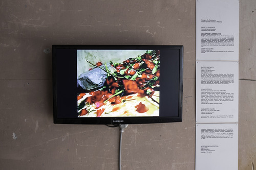 Videoplay - Selected videos. Exhibition view - Detail. Venice International Performance Art Week 2014. Photograph by Samanta Cinquini.