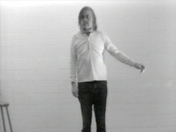 John Baldessari, I Am Making Art (1971). Still from the video. Courtesy Electronic Arts Intermix.