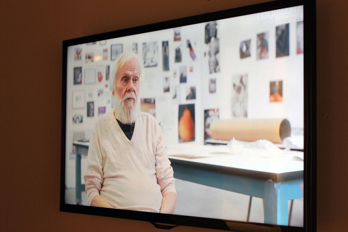 Louisiana Channel. Exhibition view of the video Art Is (with John Baldessari) at the III Venice International Performance Art Week 2016. Photograph by VestAndPage.