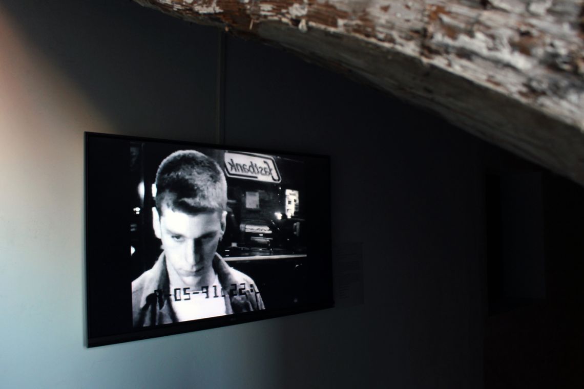 Sophie Calle. Exhibition view of the video Unfinished (2005) at the III Venice International Performance Art Week 2016. Image © VestAndPage