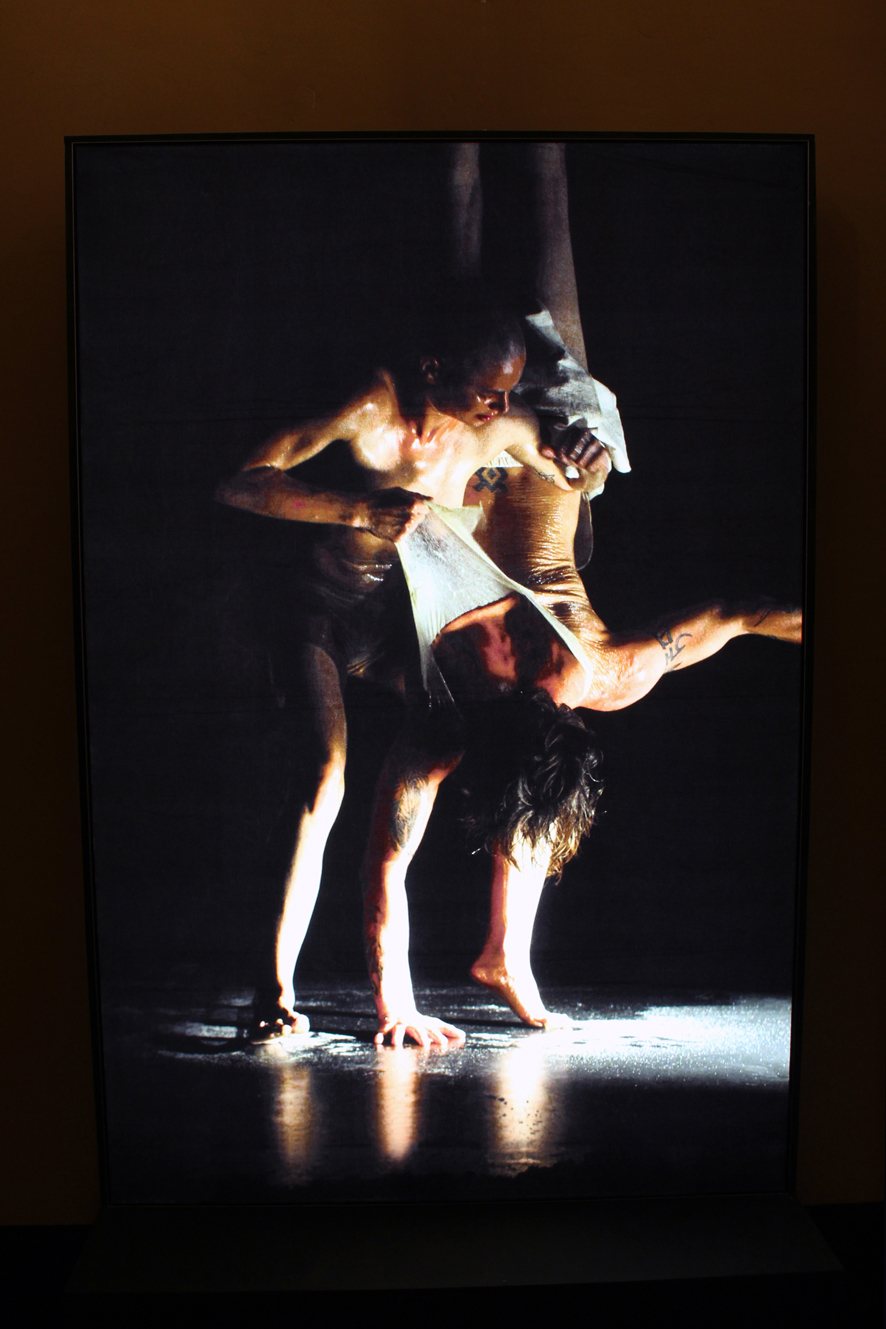 VestAndPage, Panta Rhei VI: Time (2011). Light box photograph of the performance. Courtesy of the artists and We Exhibit.